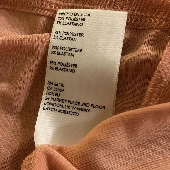 INTIMATELY by FREE PEOPLE NWOT Slinky Slinky Tank in Salmon - Picture 7 of 8